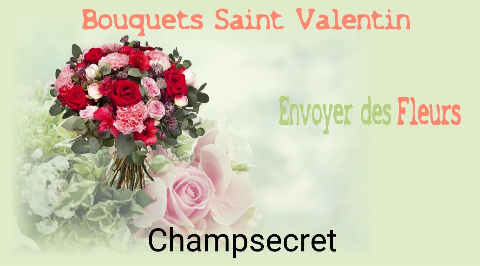 Roses de Saint-Valentin livrées à Champsecret